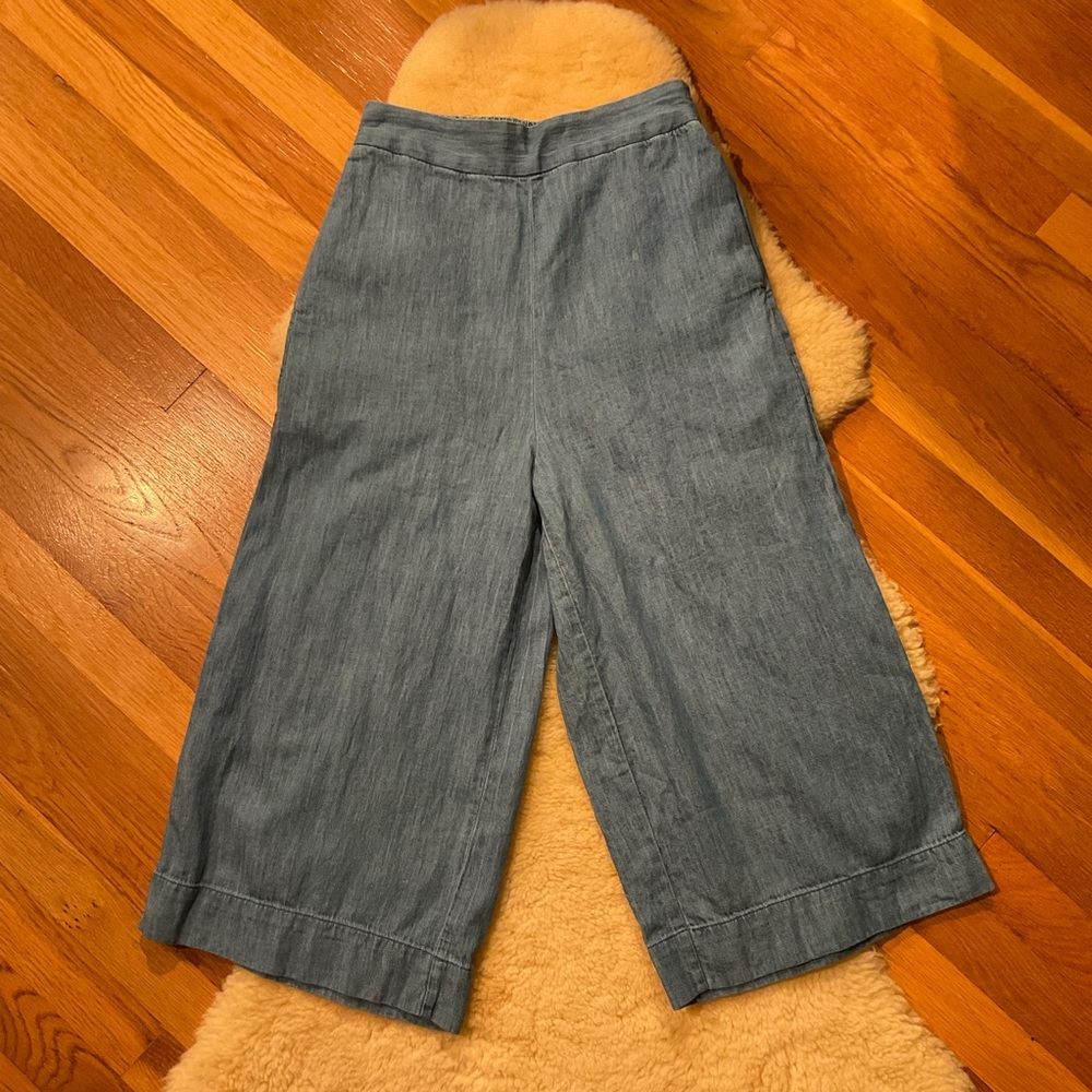 Madewell Blue Cropped Pants